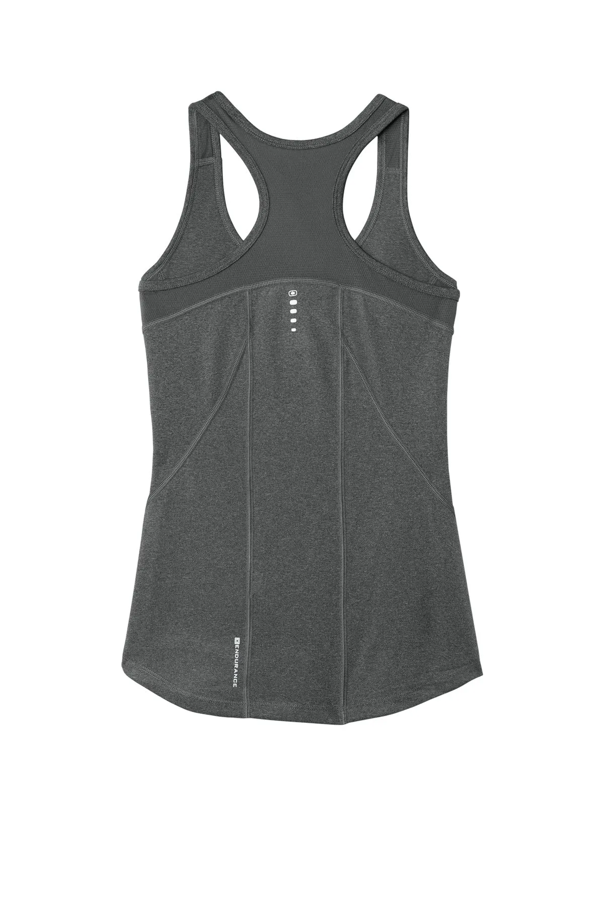 OGIO Women's Racerback Pulse Tank. LOE322 Gear Grey