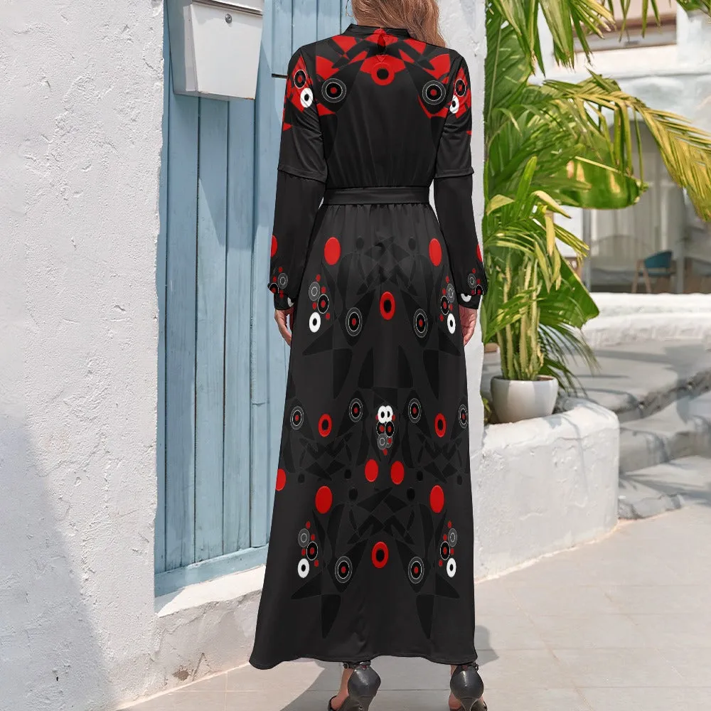 Origen Destination Women's Long-sleeves Ankle-length dress