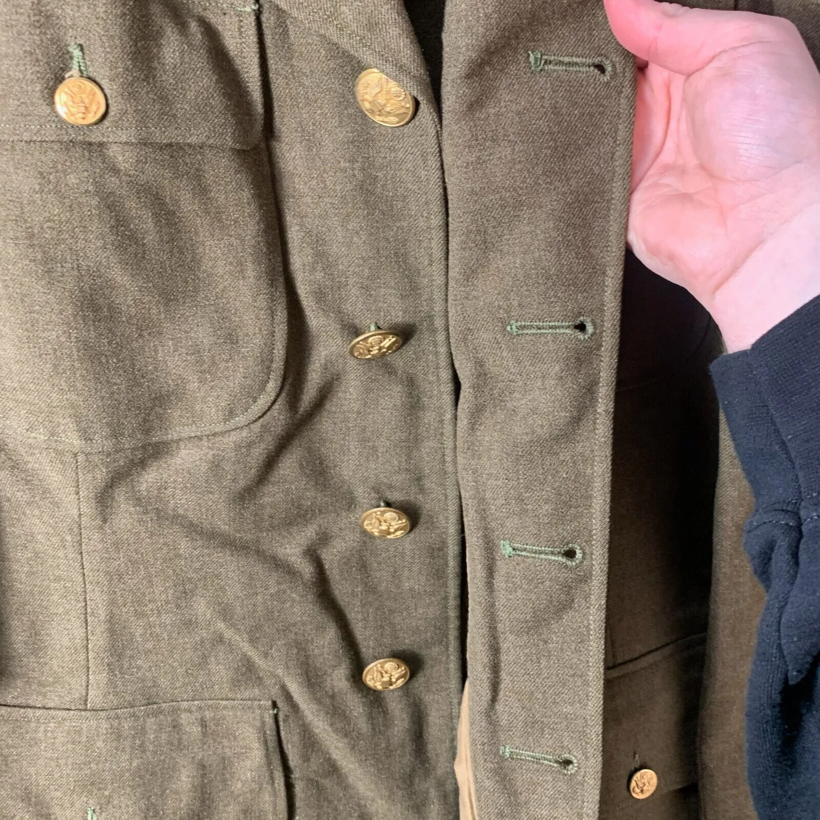 Original WW2 US Army Class A Dress Jacket 1941 - Private Ryan Prop - 38" Regular