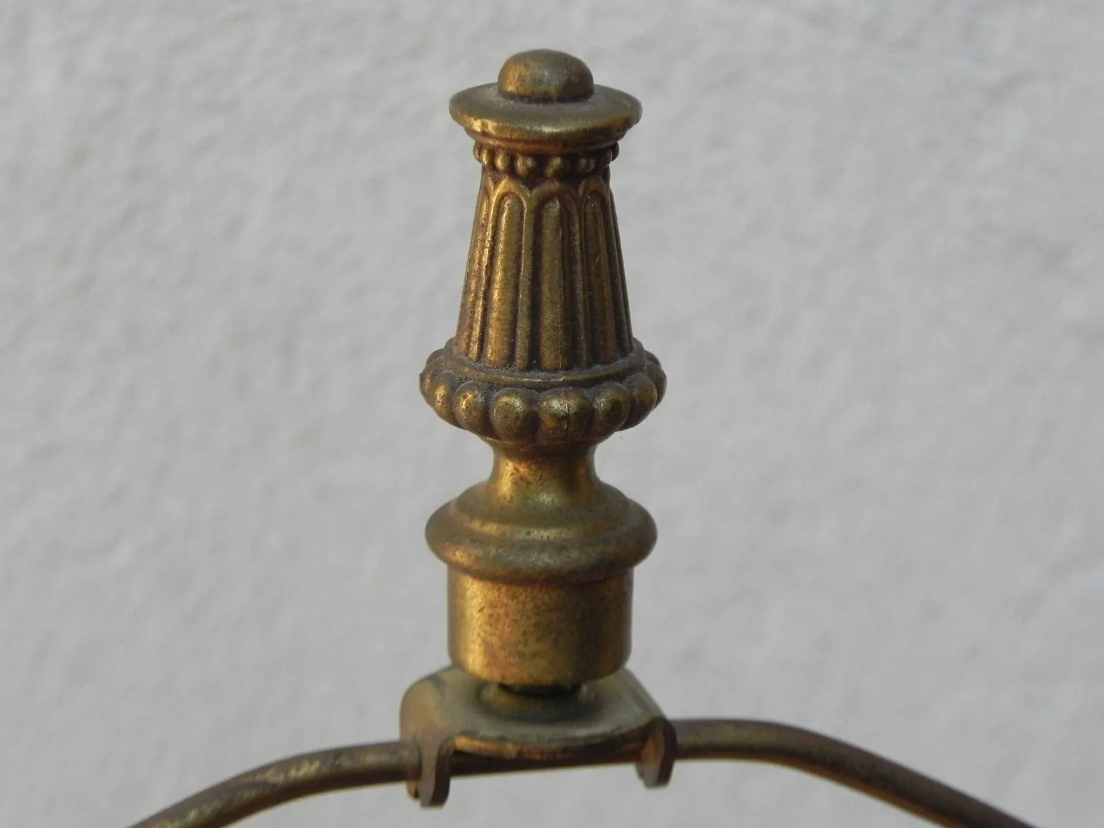Pair Stiffel Cast Brass Neo Classical Obelisk Table Lamps