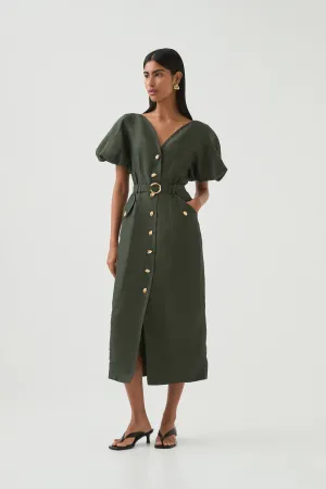 Paloma Utility Midi Dress