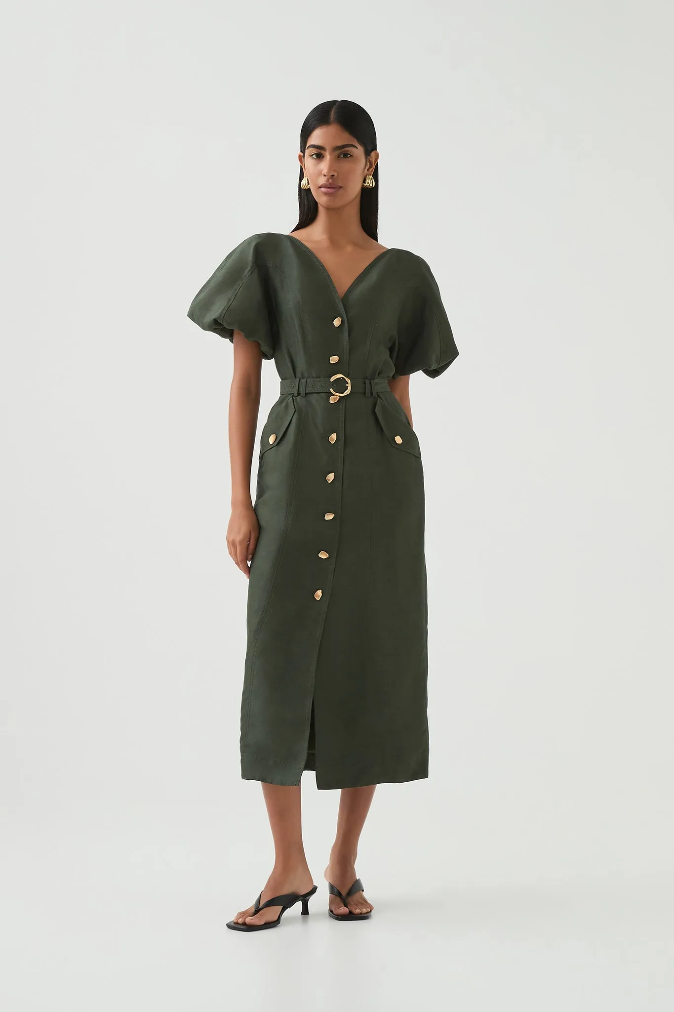 Paloma Utility Midi Dress