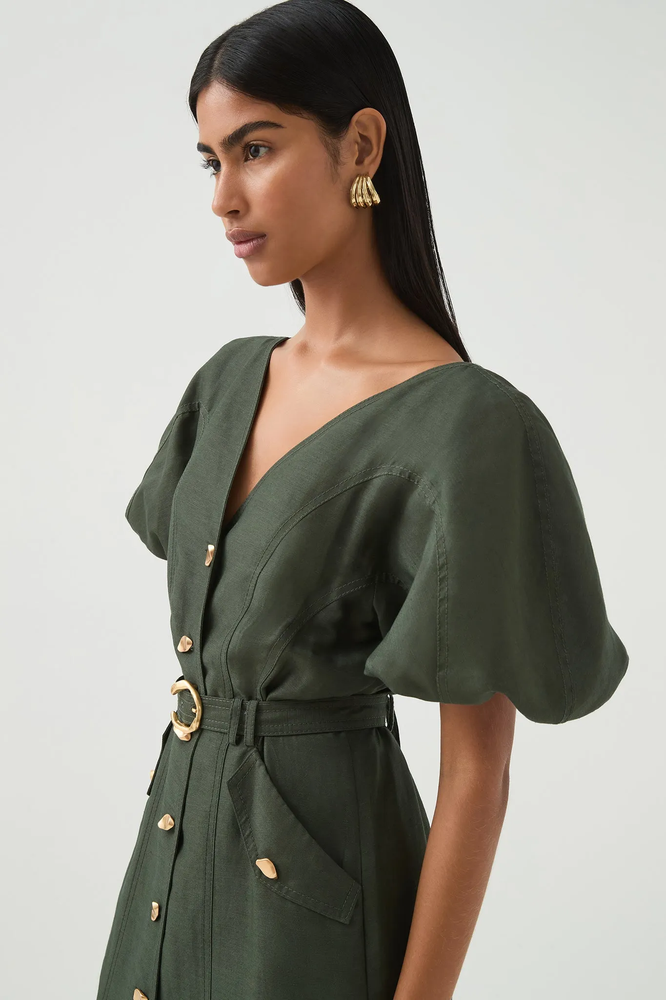 Paloma Utility Midi Dress
