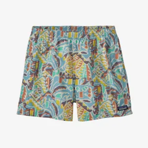 Patagonia Funhoggers Shorts - 4" Thriving Planet: Lago Blue