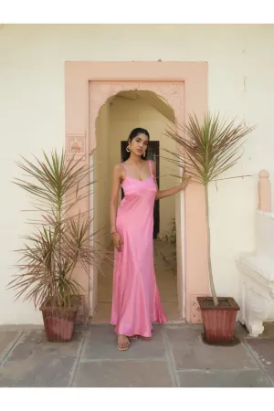 Pink Fit & Flare Dress