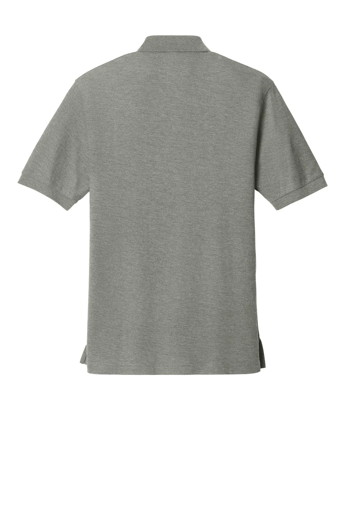 Port Authority Tall Silk Touch Polo.  TLK500 Cool Grey Tall