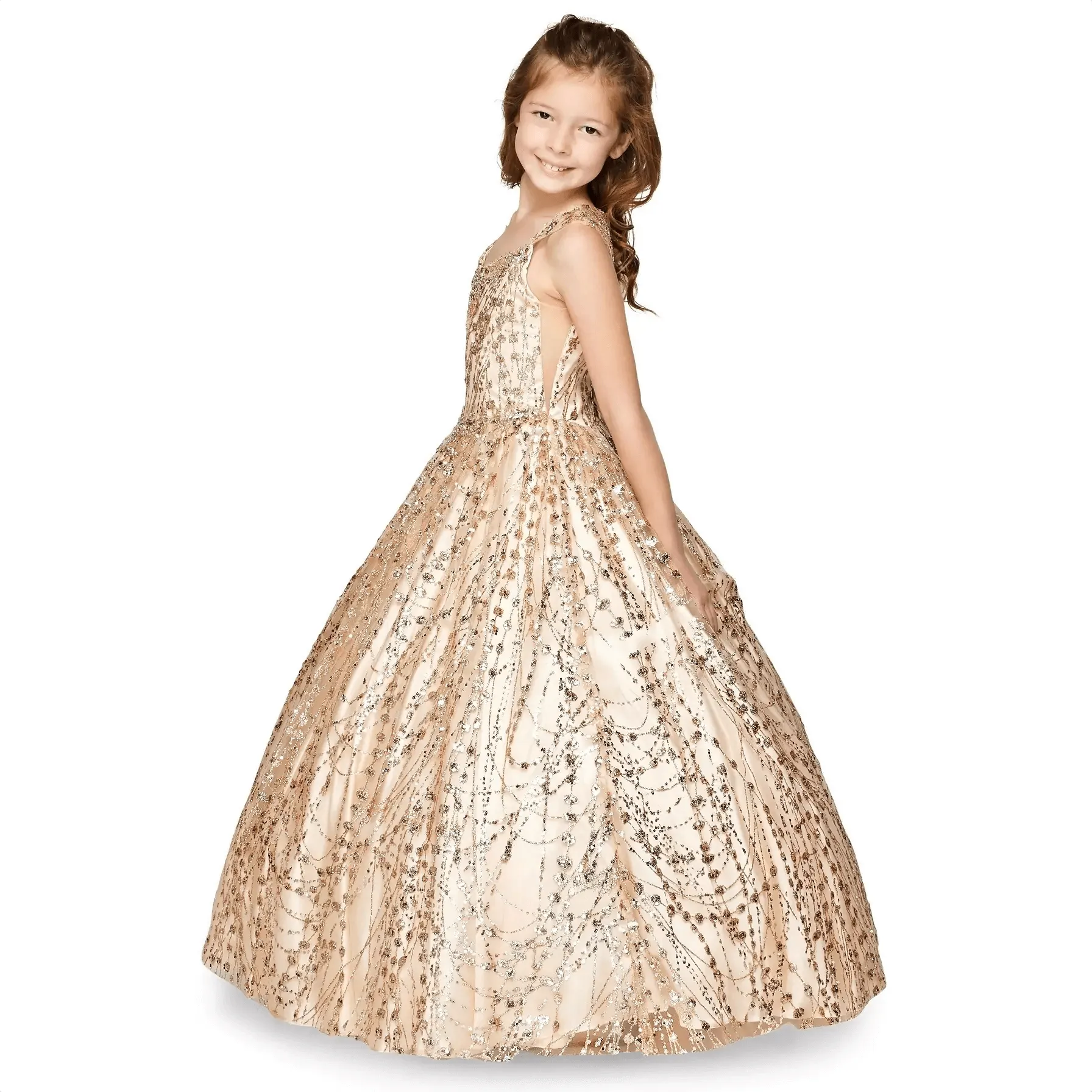 Princess Lorena Gown - Gold