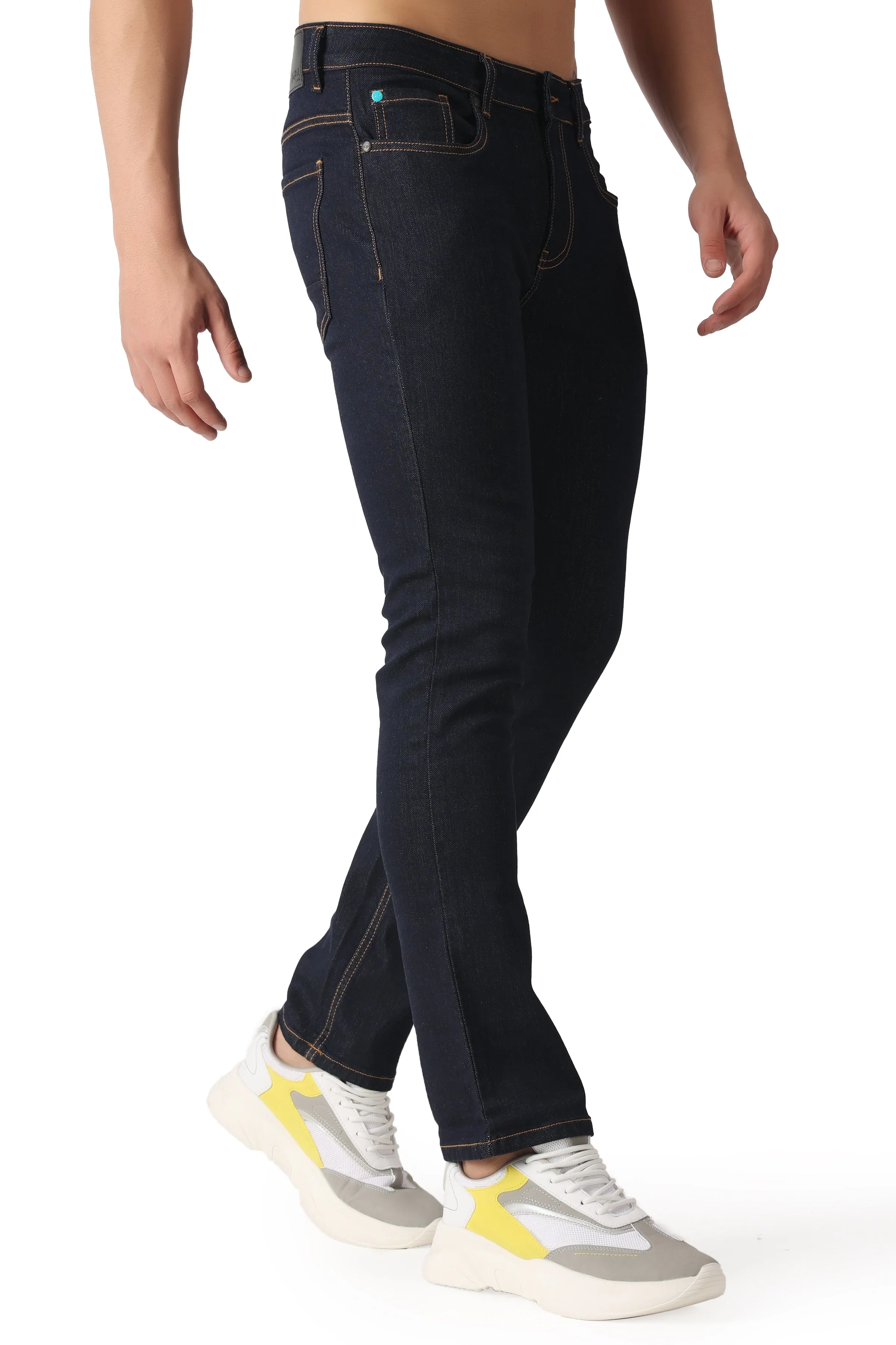 Pupil London Dark Blue Regular Fit Jeans