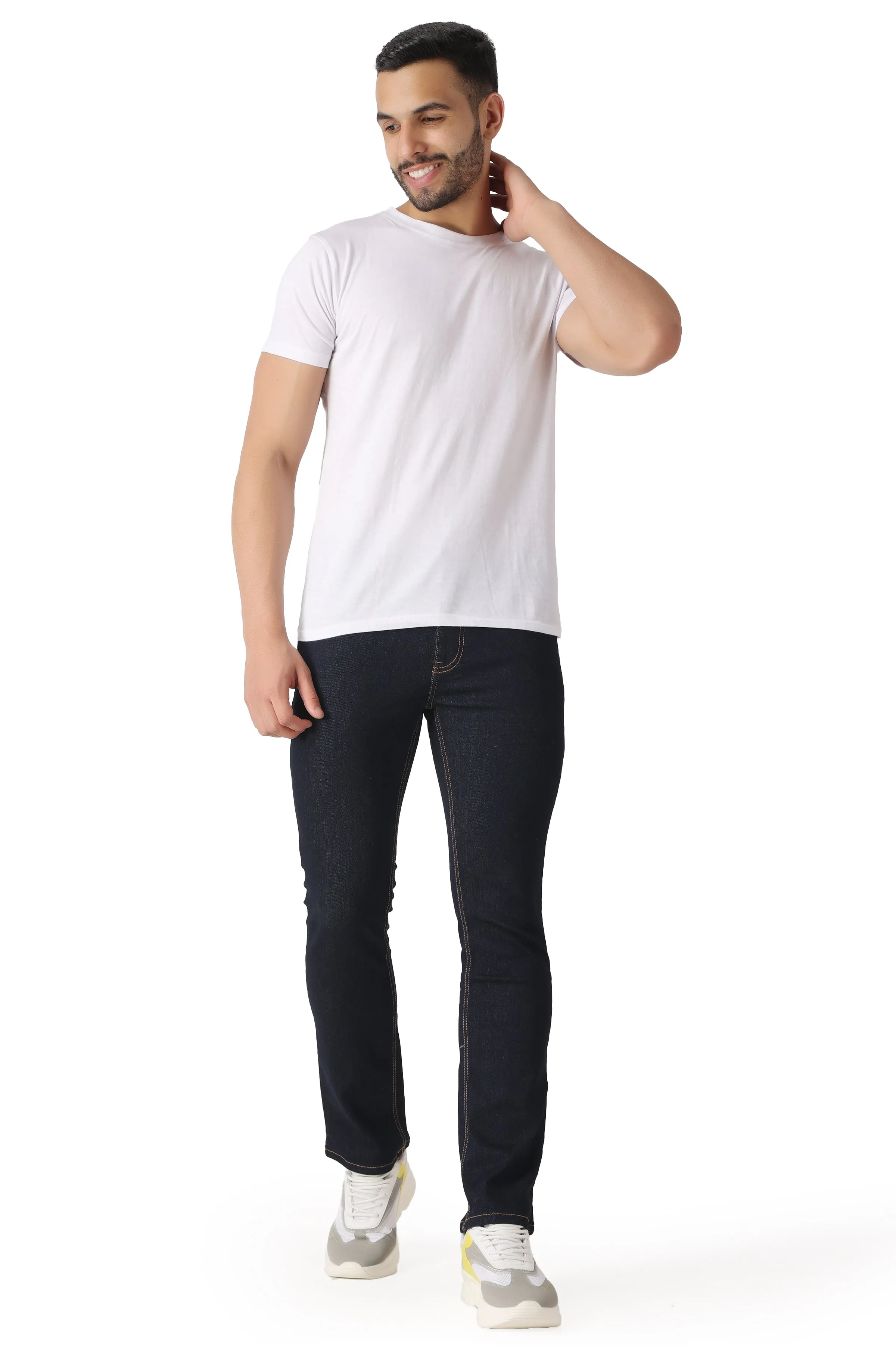 Pupil London Dark Blue Regular Fit Jeans