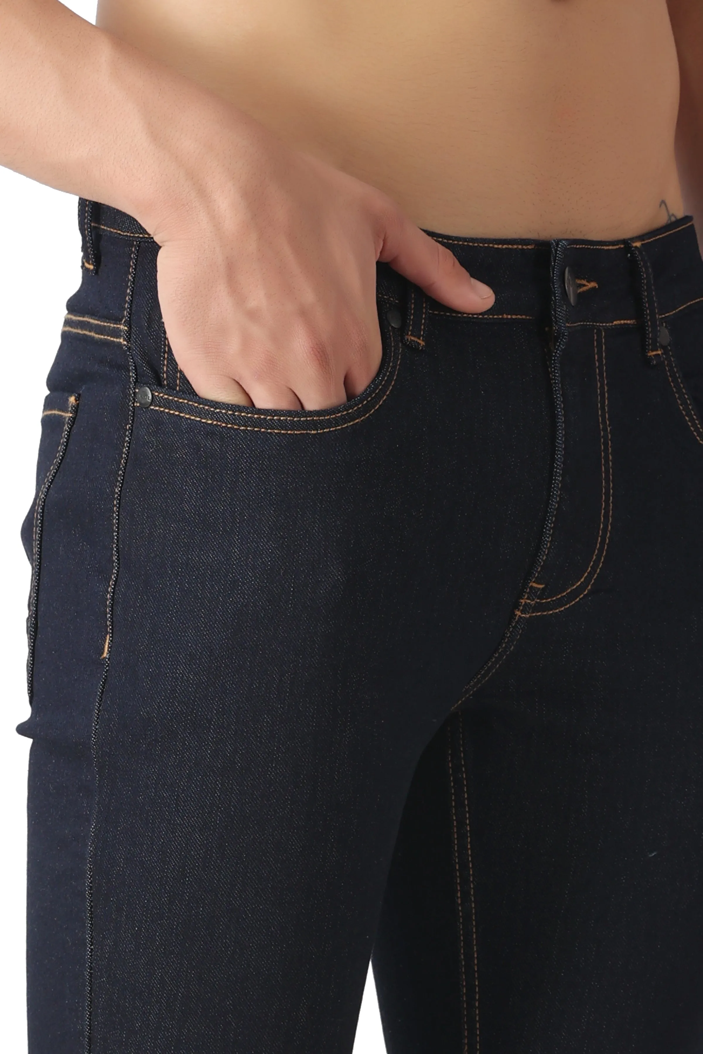 Pupil London Dark Blue Regular Fit Jeans