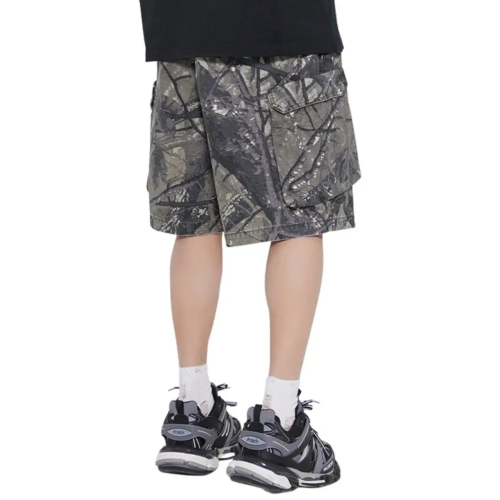 "High Street Camo Cargo" Shorts