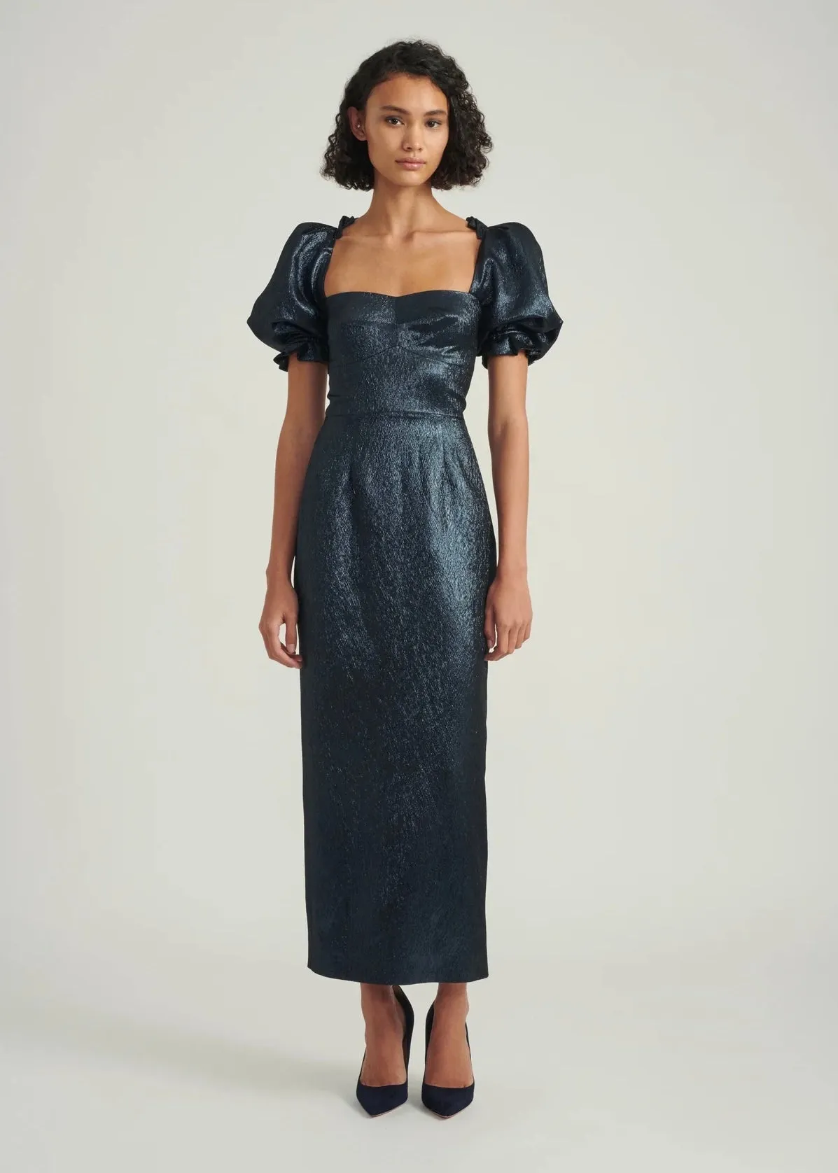 Rachel-D Dress (Metallic Midnight)
