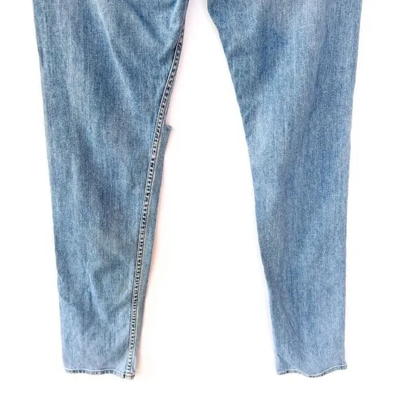 Rag &amp; Bone Medium Wash Standard Issue Fit 1 Skinny Leg Distressed Denim Jeans 32