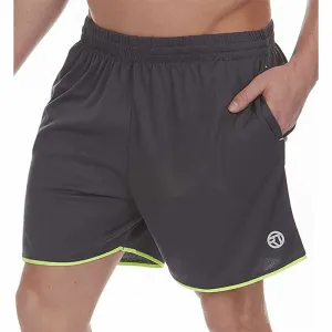 Red Tag Lightweight Mens Running Shorts - Grey