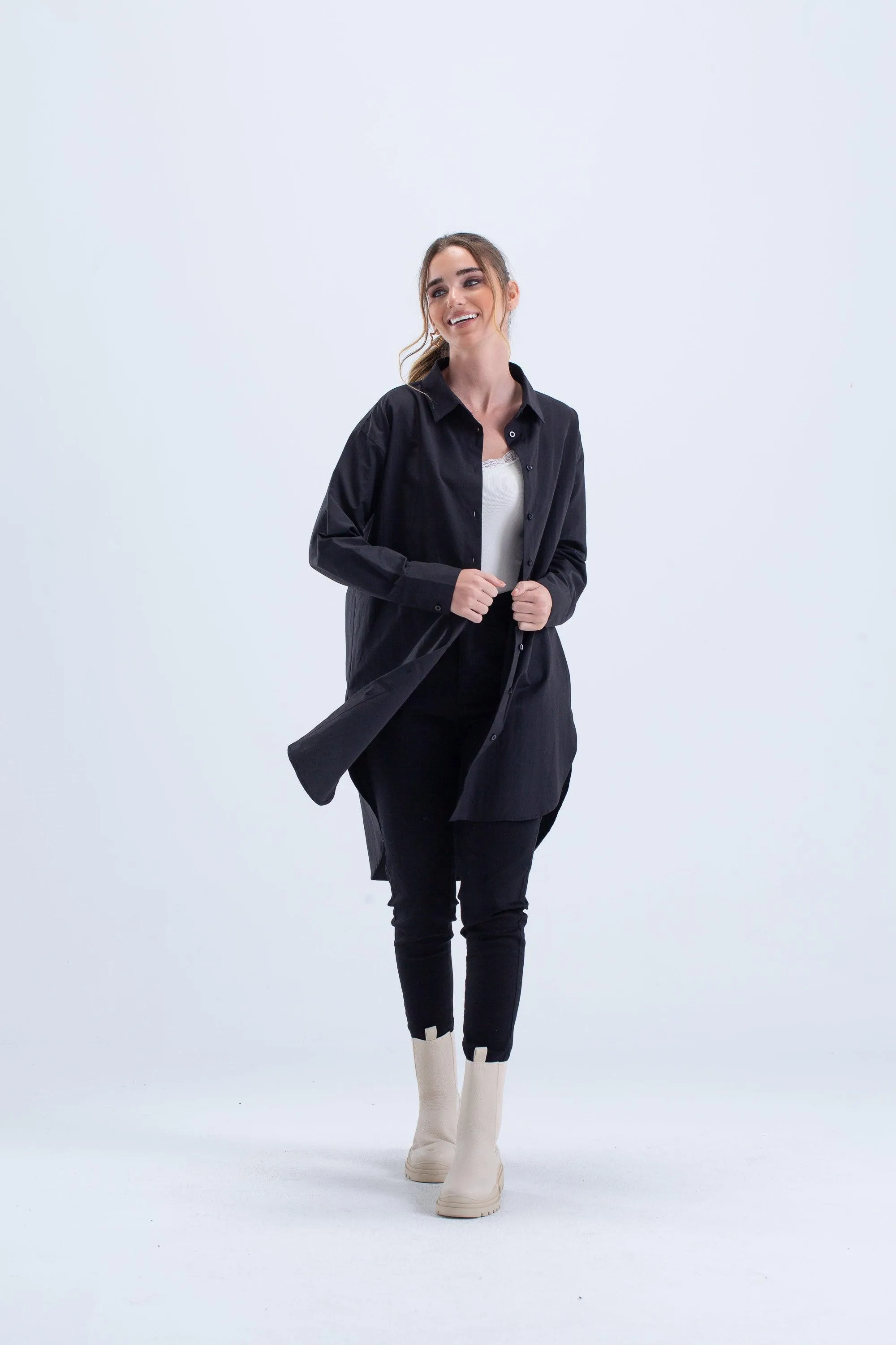 Relaxed Fit Long Shirt