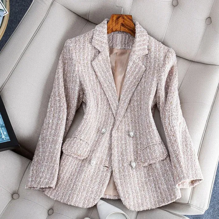 Saskia | elegant tweed blazer for women