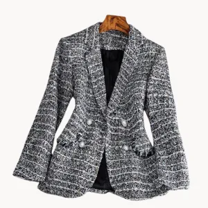 Saskia | elegant tweed blazer for women