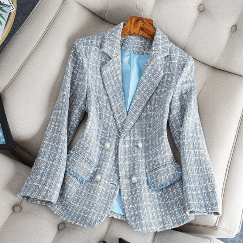 Saskia | elegant tweed blazer for women