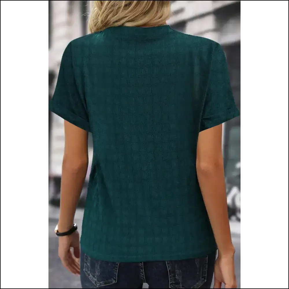 Sea Green Textured Blouse: Ditch the Beige, Embrace the Green! 💚