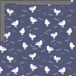 Seagulls on Blue- Ashleigh Fish - Custom Pre Order
