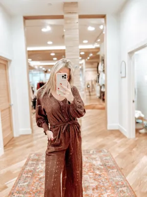 Shayla Mocha Lace Jumper