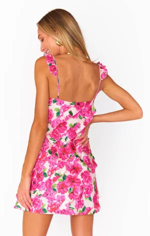 Show Me Your Mumu Rosa Ruffle Mini Dress