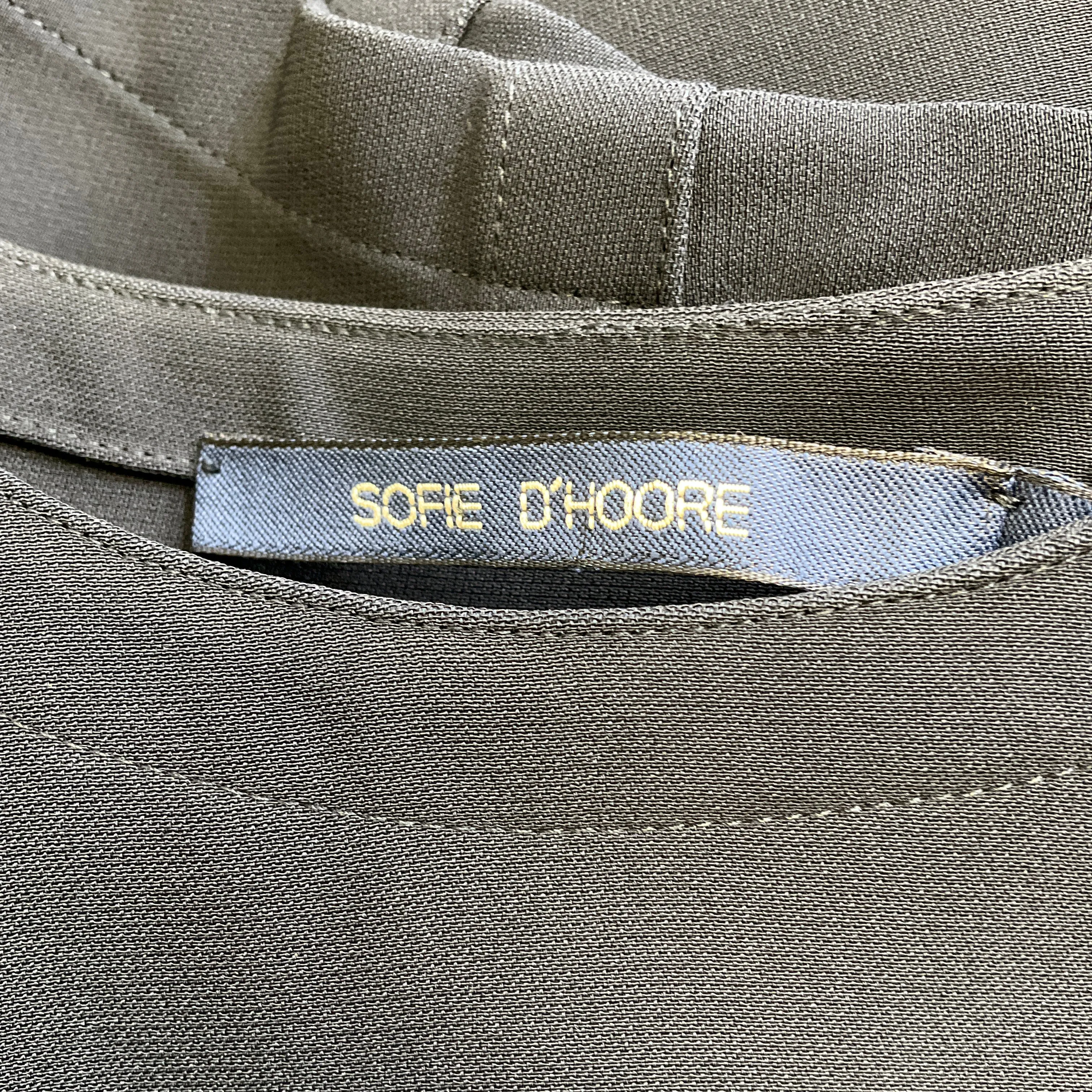 Sofie D'Hoore Night Blue Dido Viscose Crepe Midi Dress