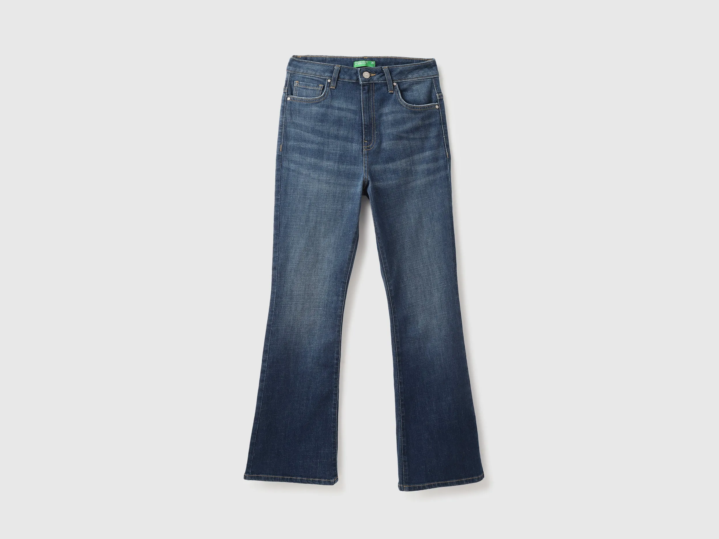 Solid Boot Leg Fit Jeans