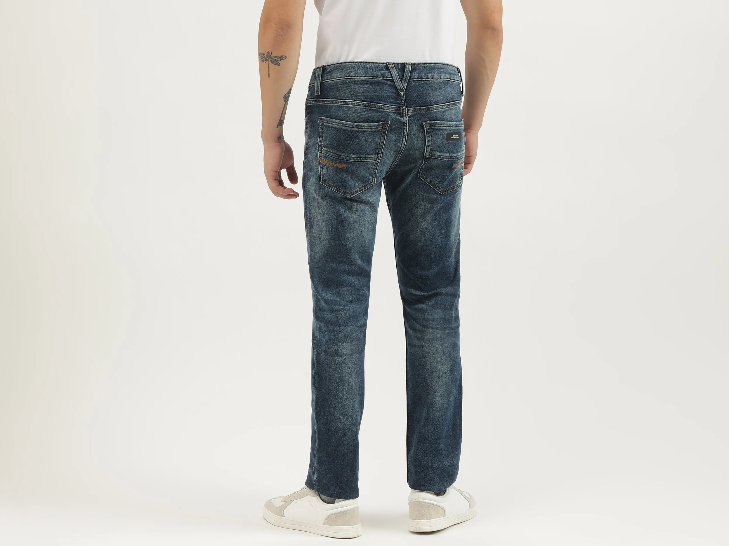 Solid Slim Fit Jeans