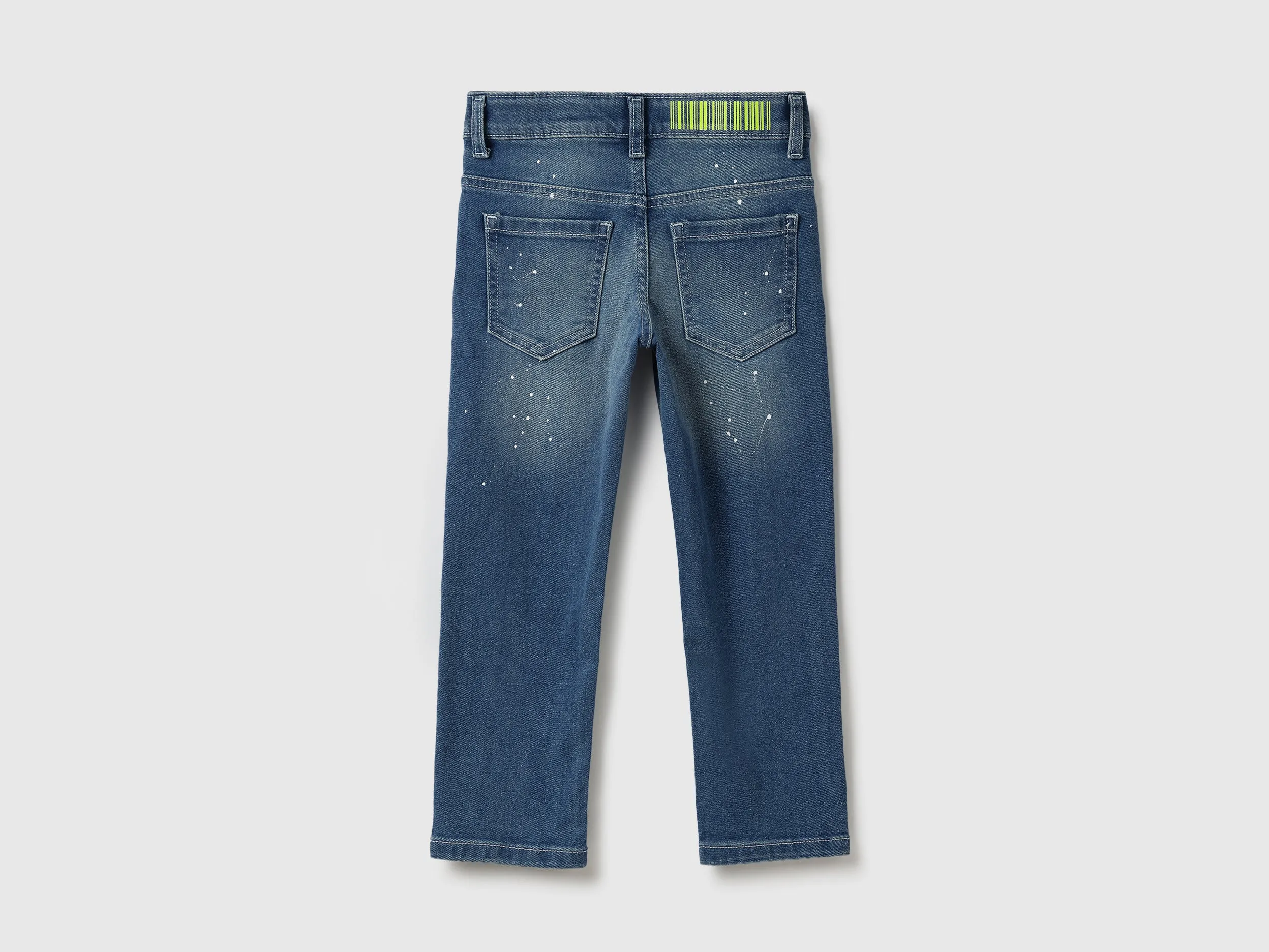Solid Straight Fit Denim Jeans