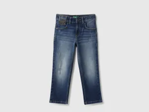 Solid Straight Fit Jeans