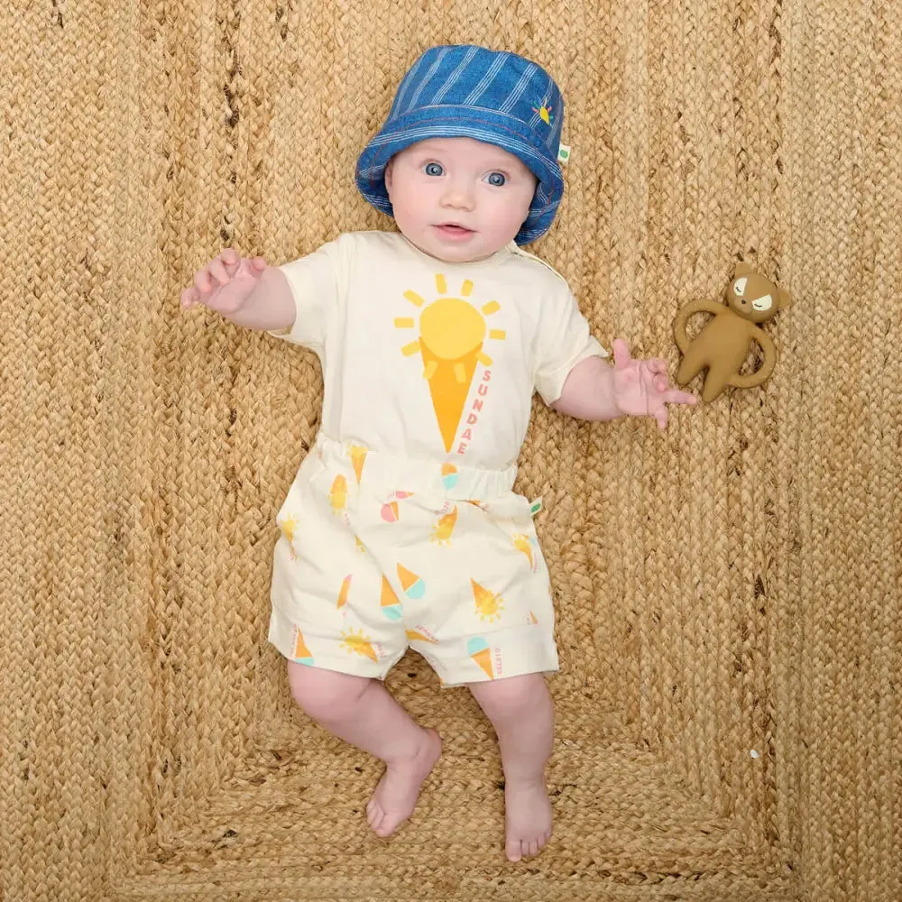 Sorbetto & Sailor Set - Gelato Jersey Baby Bodysuit & Short Set