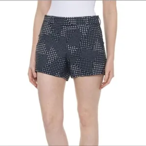 Spanx Sunshine Shorts, 4&quot; Dotpatch Midnight Navy Large NWT
