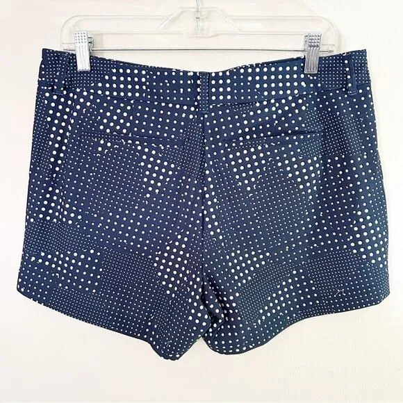 Spanx Sunshine Shorts, 4&quot; Dotpatch Midnight Navy Large NWT