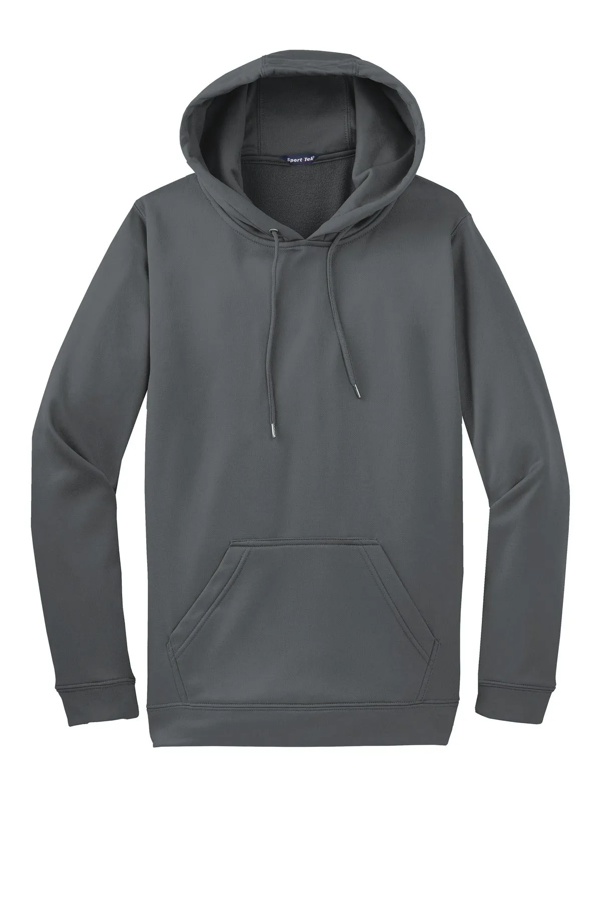 Sport-Tek Sport-Wick Fleece Hooded Pullover.  F244 Dark Smoke Grey