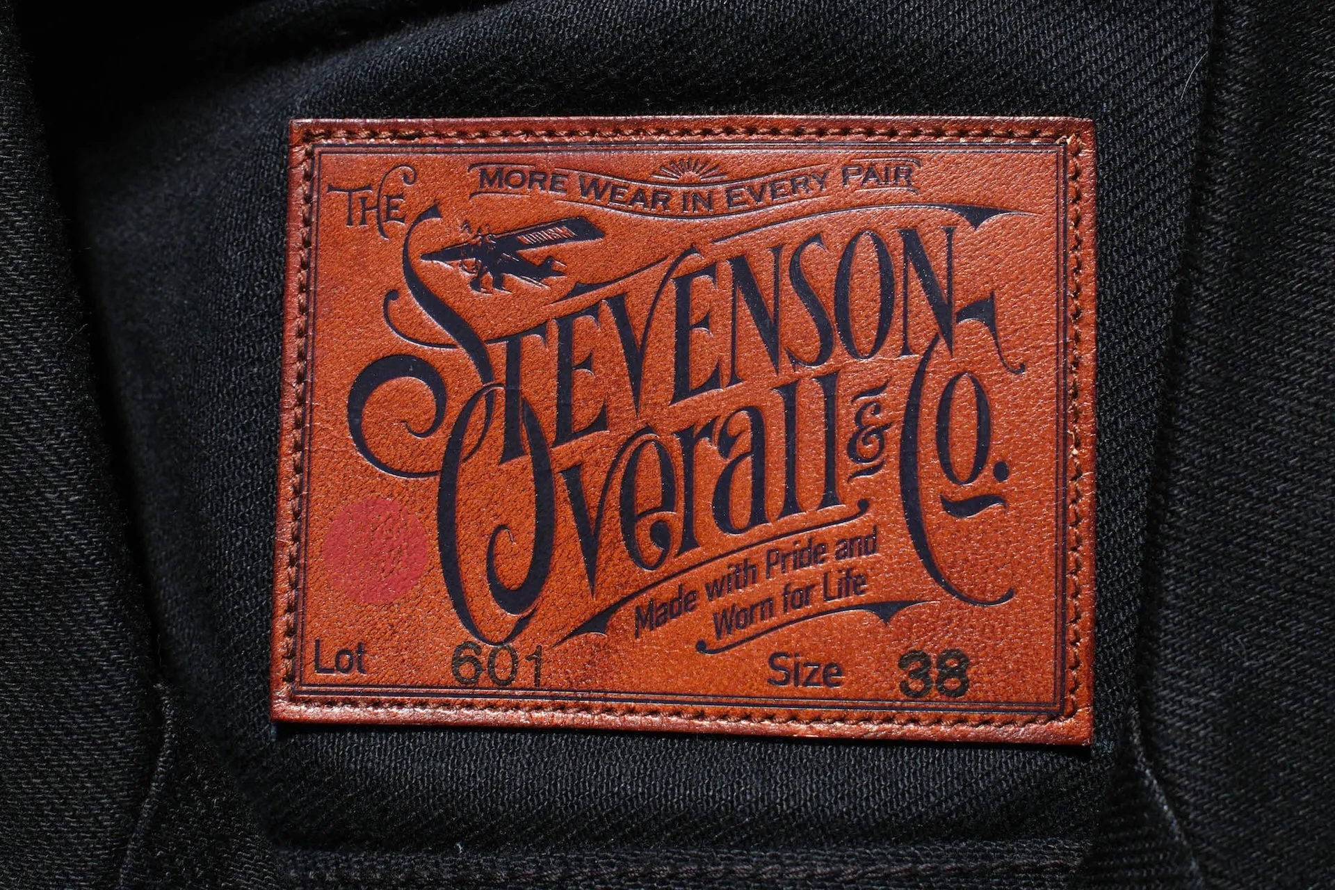 Stevenson Overall Co. 12oz 'Maverick Rider' Denim Jacket (Black)