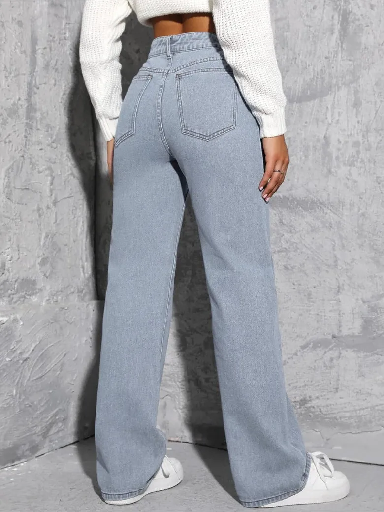 Stretchable Skyline Straight Leg Denim