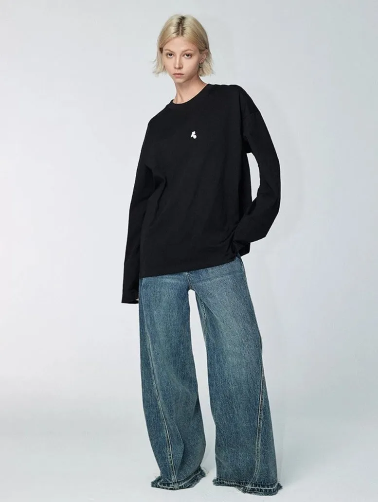 Striped Basic - Long-sleeve - White or Black