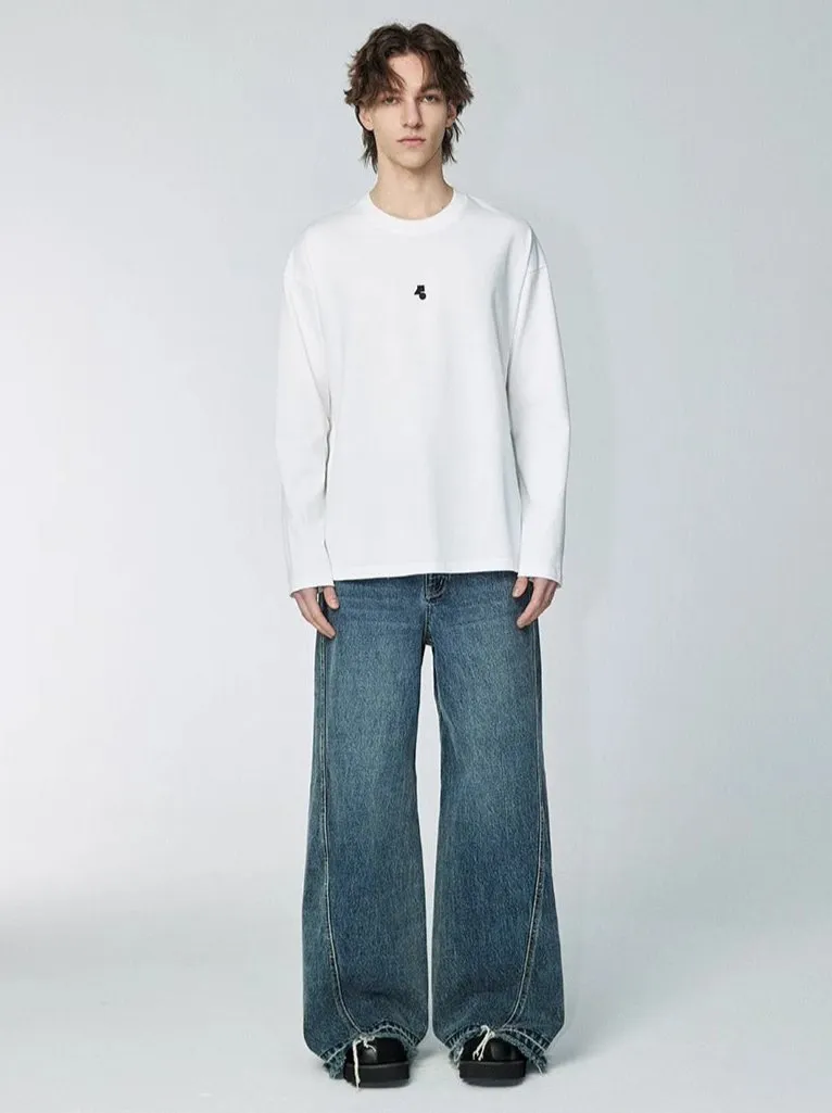 Striped Basic - Long-sleeve - White or Black