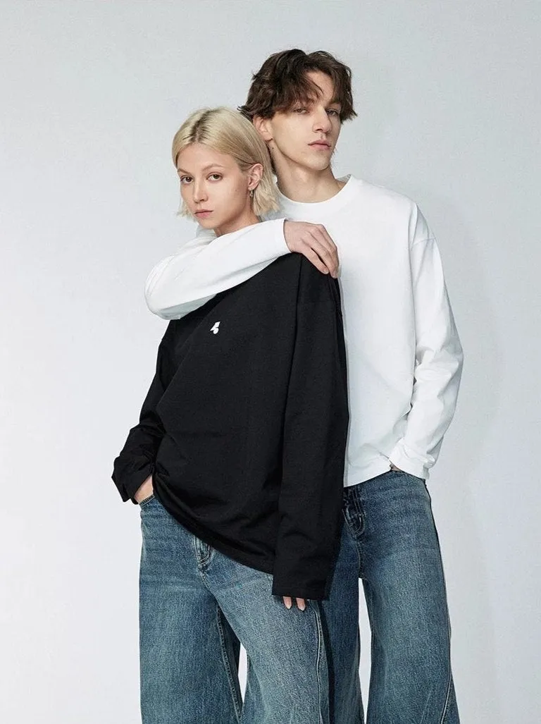 Striped Basic - Long-sleeve - White or Black