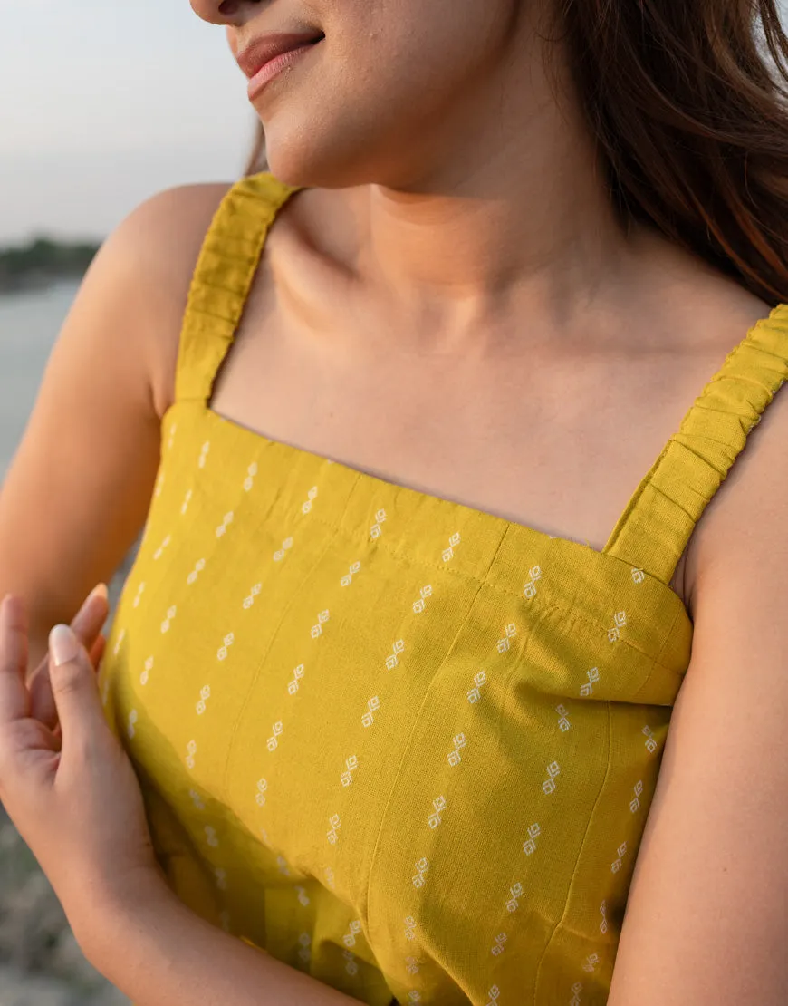 Sunbrella Yellow Strappy Dress