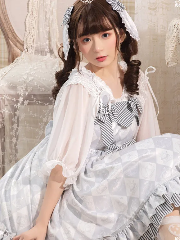 Sweet Lolita Dress Polyester Sleeveless Jumper Sweet Lolita Dress