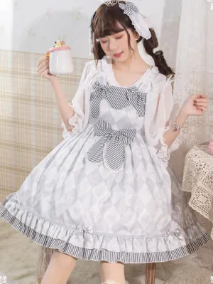 Sweet Lolita Dress Polyester Sleeveless Jumper Sweet Lolita Dress