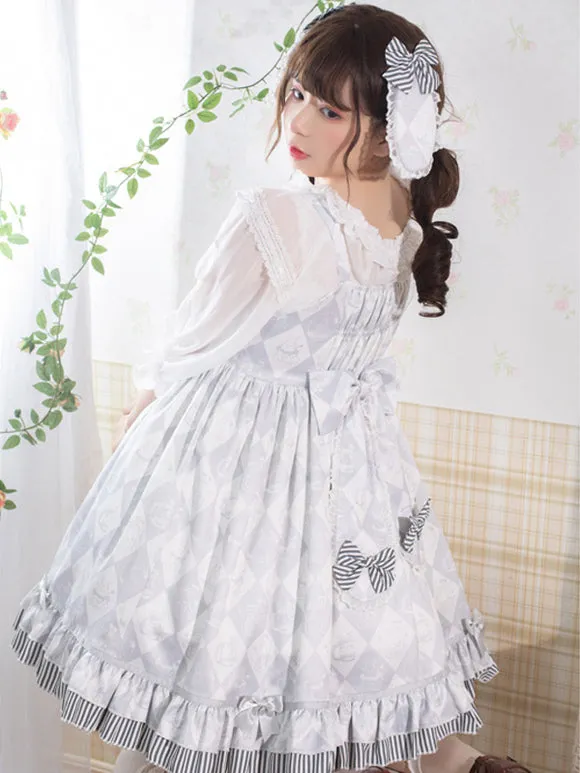 Sweet Lolita Dress Polyester Sleeveless Jumper Sweet Lolita Dress