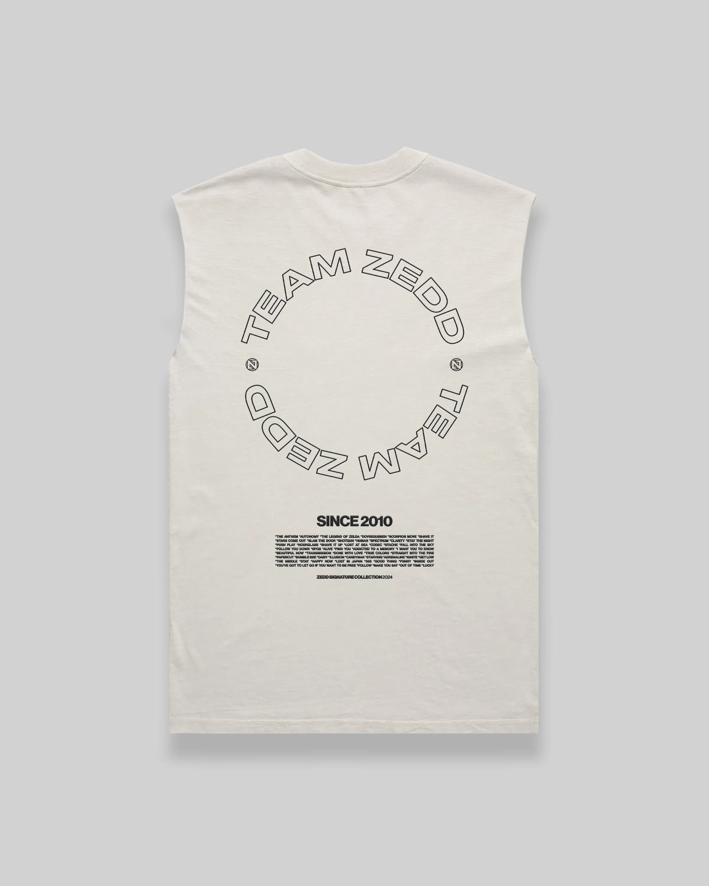 Team Zedd Muscle Tee - Bone