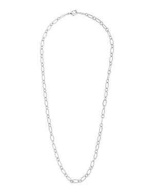 Textured Oval Link Chain
