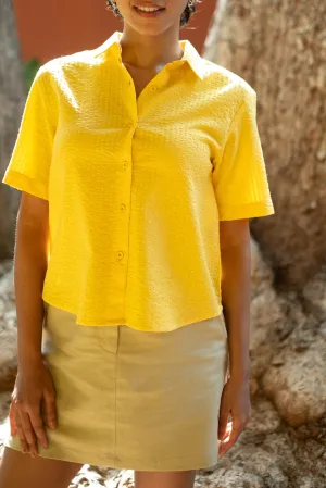The Seersucker Oversized Shirt