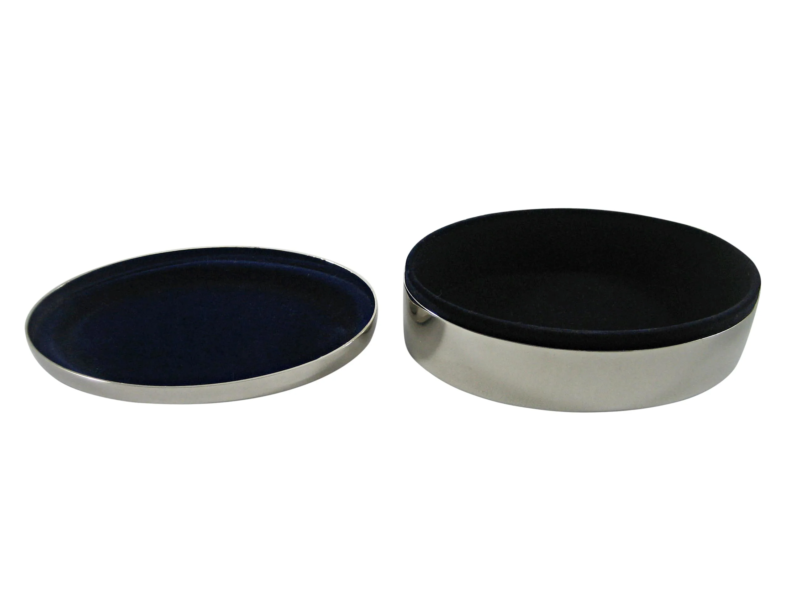 Thin Bordered Republic of Fiji Flag Oval Trinket Jewelry Box