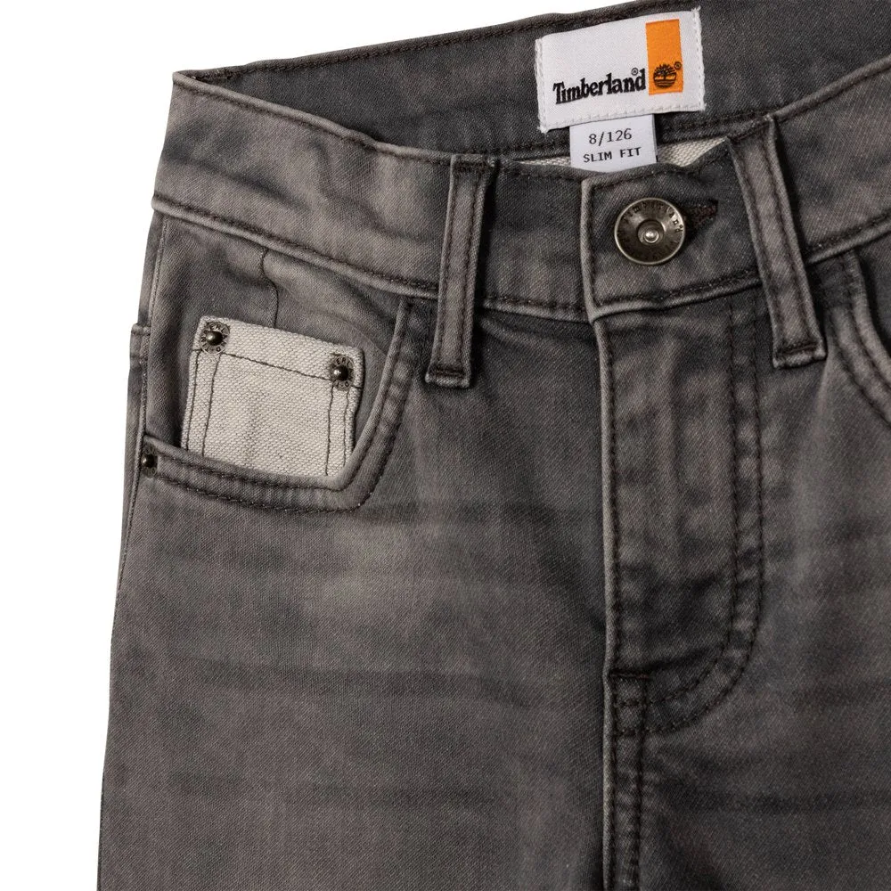 TIMBERLAND -  DENIM GREY STRAIGHT JEANS