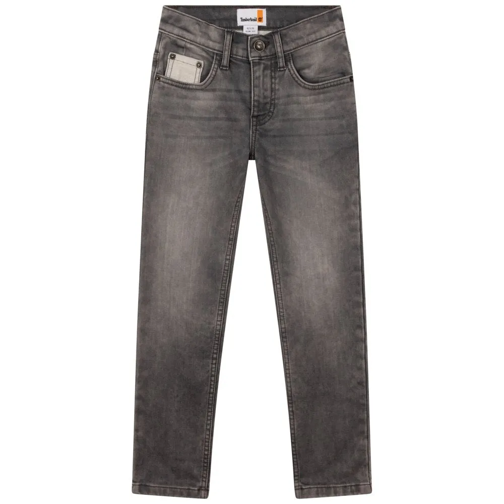 TIMBERLAND -  DENIM GREY STRAIGHT JEANS